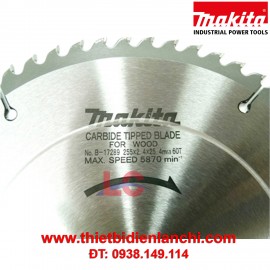 Lưỡi cưa gỗ hợp kim 60 răng Makita B-17289 (255x60Tx25.4)