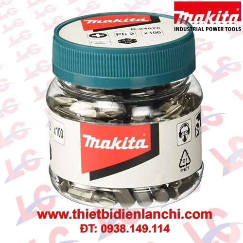 Bộ mũi vặn vít (100 cái./hộp),PH2-25mm B-24876