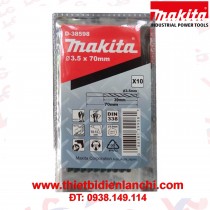 Mũi khoan kim loại MAKITA 3.5mm HSS-R D-38598