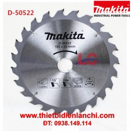 Lưỡi cưa gỗ hợp kim Makita D-50522 (180x22T)