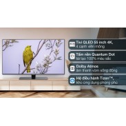 Smart Tivi QLED Samsung AI 4K 55 inch QA55Q80B