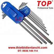 Bộ lục giác 9 cây hệ inch (1/16" -- 3/8") TOP - TW-21009B-WM