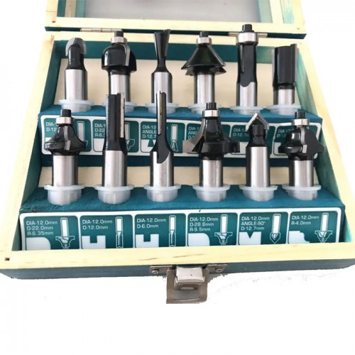 Bộ mũi phay gỗ 12 chi tiết Total TACSR0104121